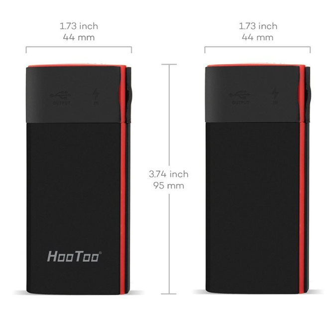 HooToo Tripmate Titan is a medium-sized power bank